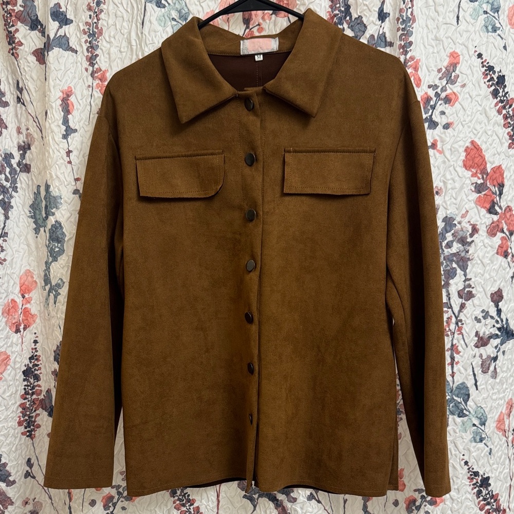 Brown Suede Women's Jacket